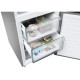Candy Ref with bottom freezer, 205x66.7х60, ref-289L, freez.-120L, 2doors, А++, NF, fresh zone, inox (ECN2CQTEX206)