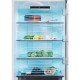 Candy Ref with bottom freezer, 205x66.7х60, ref-289L, freez.-120L, 2doors, А++, NF, fresh zone, inox (ECN2CQTEX206)