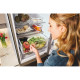 Candy Ref with bottom freezer, 205x66.7х60, ref-289L, freez.-120L, 2doors, А++, NF, fresh zone, inox (ECN2CQTEX206)