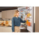 Candy Ref with bottom freezer, 205x66.7х60, ref-289L, freez.-120L, 2doors, А++, NF, fresh zone, inox (ECN2CQTEX206)