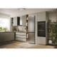 Candy Ref with bottom freezer, 205x66.7х60, ref-289L, freez.-120L, 2doors, А++, NF, fresh zone, inox (ECN2CQTEX206)