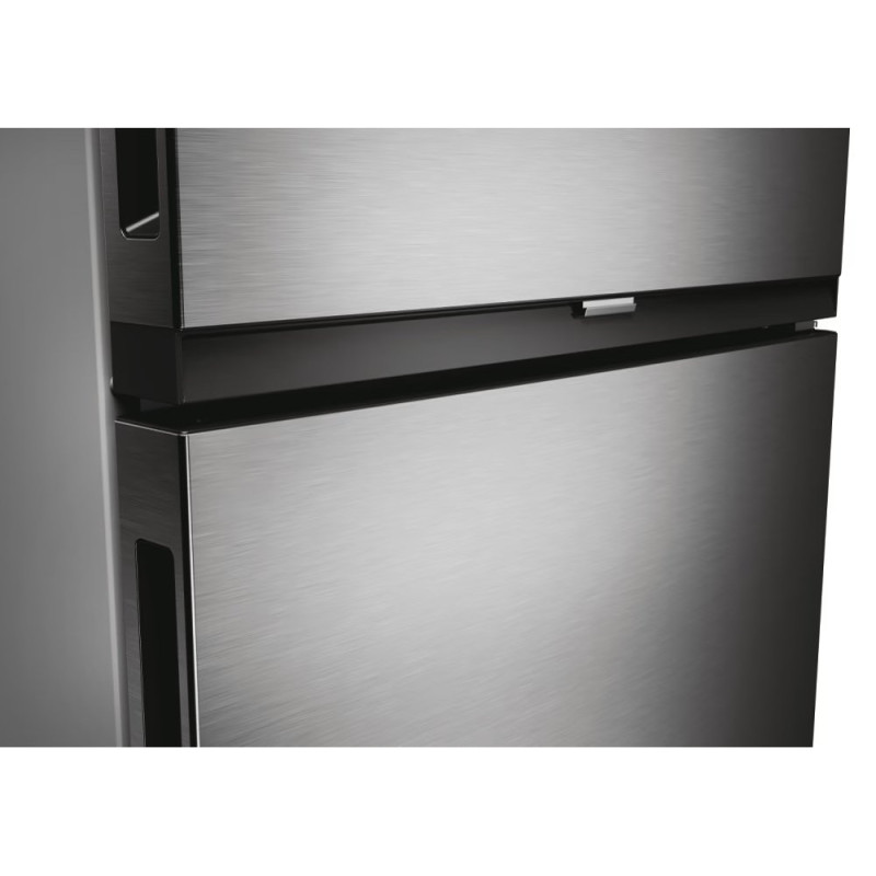 Candy Ref with bottom freezer, 205x66.7х60, ref-289L, freez.-120L, 2doors, А++, NF, fresh zone, inox (ECN2CQTEX206)