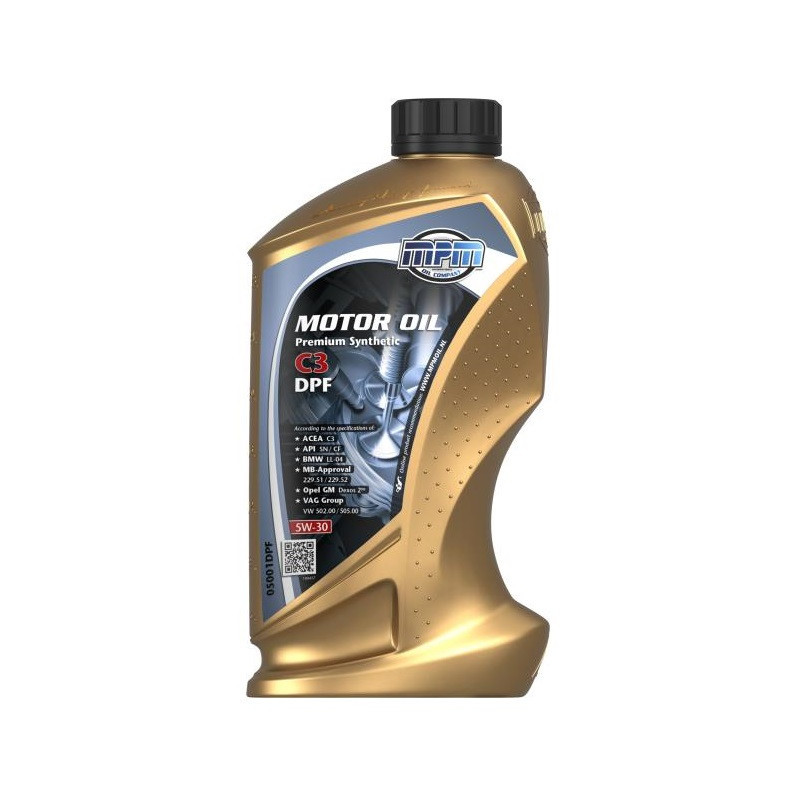 Mpm Олива моторна Premium Synthetic C3 DPF 5W-30 1л (05001DPF) (MPM05001DPF)