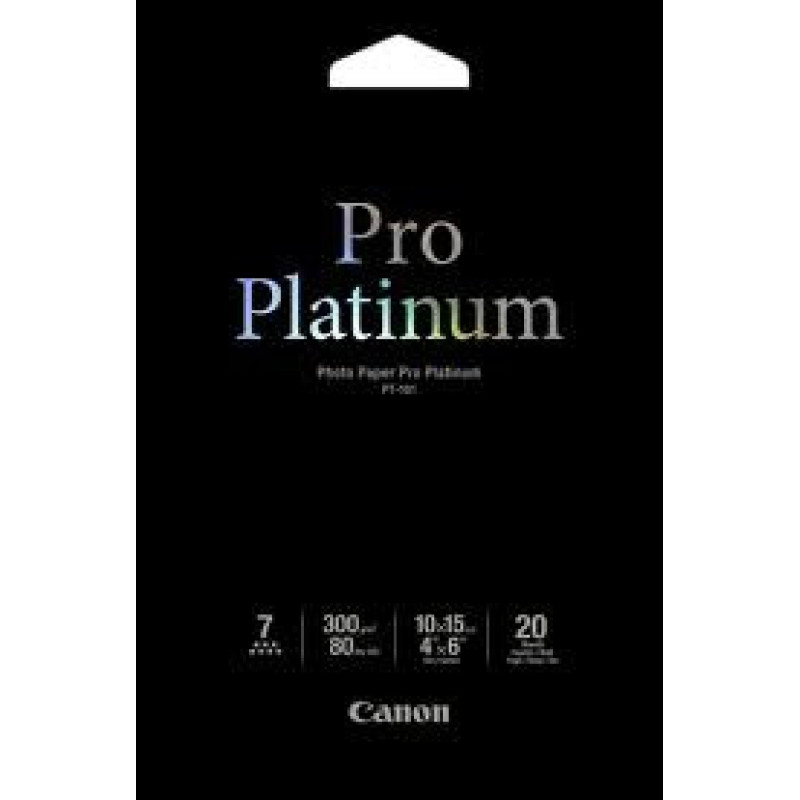 Canon 10х15 Pro Platinum Photo Paper, 20л (2768B013)