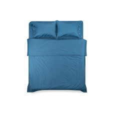 ARDESTO Fitted Sheet Mix&Match, sateen, ocean, 160x200+30cm, 100% cotton (ART1620FSB)
