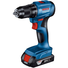 Bosch Cordless Drill Screwdriver GSR 185-LI, 18V 2х2.0 Ah, 50Nm, 20+1, 500/1900rpm, 0.9kg (0.601.9K3.000)