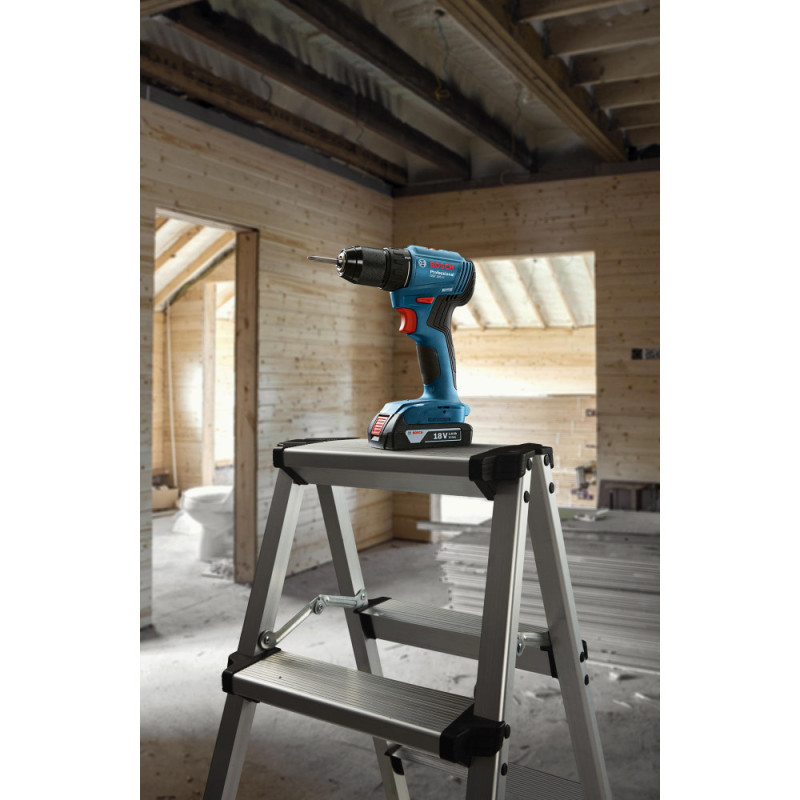 Bosch Cordless Drill Screwdriver GSR 185-LI, 18V 2х2.0 Ah, 50Nm, 20+1, 500/1900rpm, 0.9kg (0.601.9K3.000)