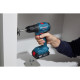 Bosch Cordless Drill Screwdriver GSR 185-LI, 18V 2х2.0 Ah, 50Nm, 20+1, 500/1900rpm, 0.9kg (0.601.9K3.000)