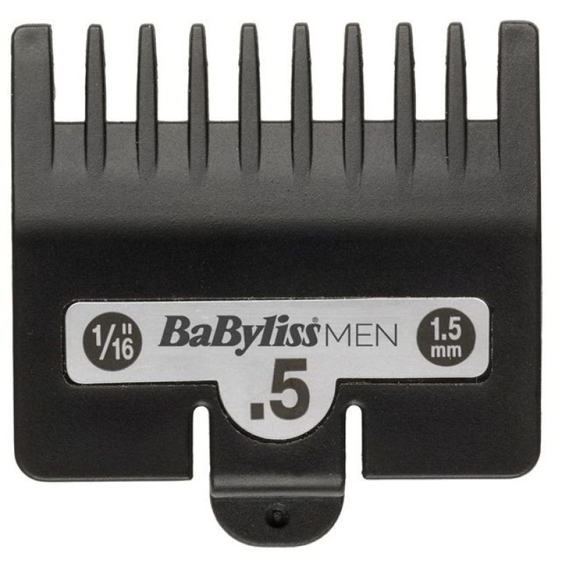 BaByliss Hair clipper, network+battery, vibration motor, nozzles-10, steel, case, cover, comb included., grey (E996E)