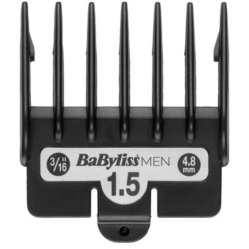 BaByliss Hair clipper, network+battery, vibration motor, nozzles-10, steel, case, cover, comb included., grey (E996E)