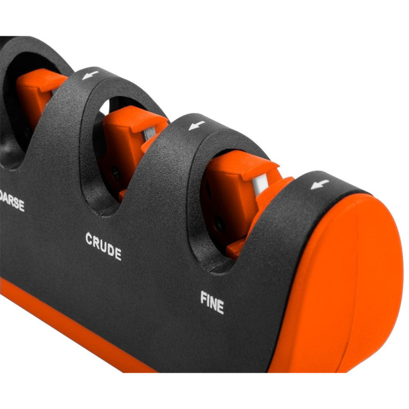 Neo Tools Sharpener for knives and scissors, adjustable sharpening angle, 3 sharpening stages (56-050)
