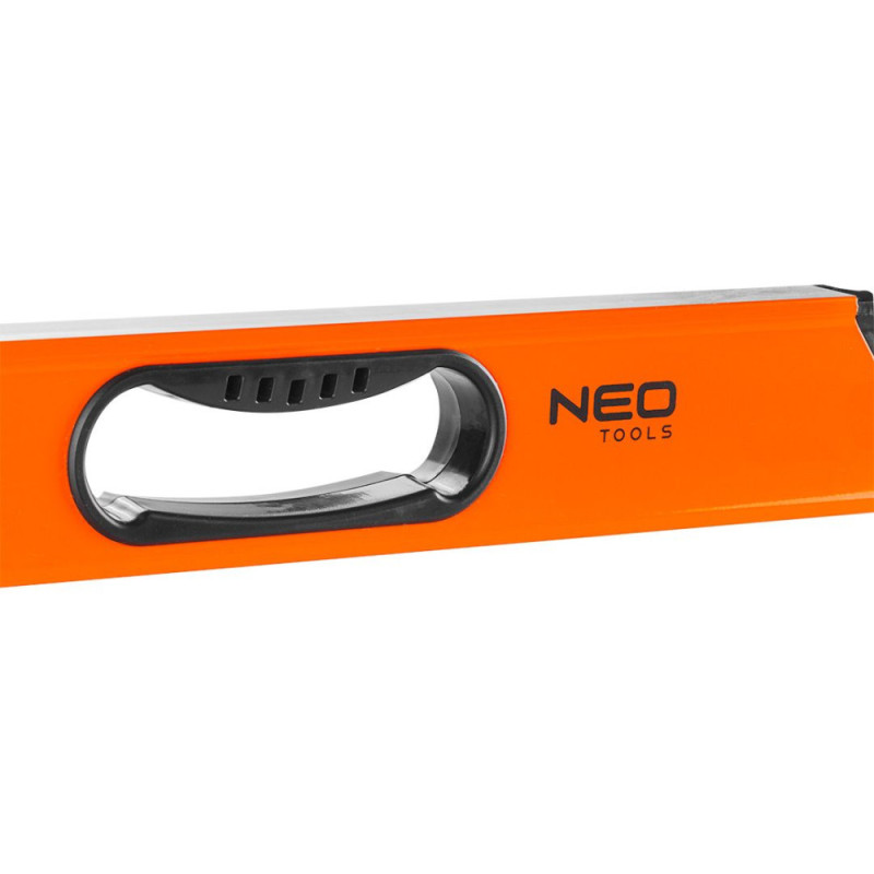 Neo Tools 71-114 Уровень алюминиевый, 100 см, 3 капсулы, фрезерованный, 2 ручки, магнит