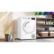 Bosch Сушильная машина тепловой насос, 8кг, A++, 60см, дисплей, белый (WTH83253BY)