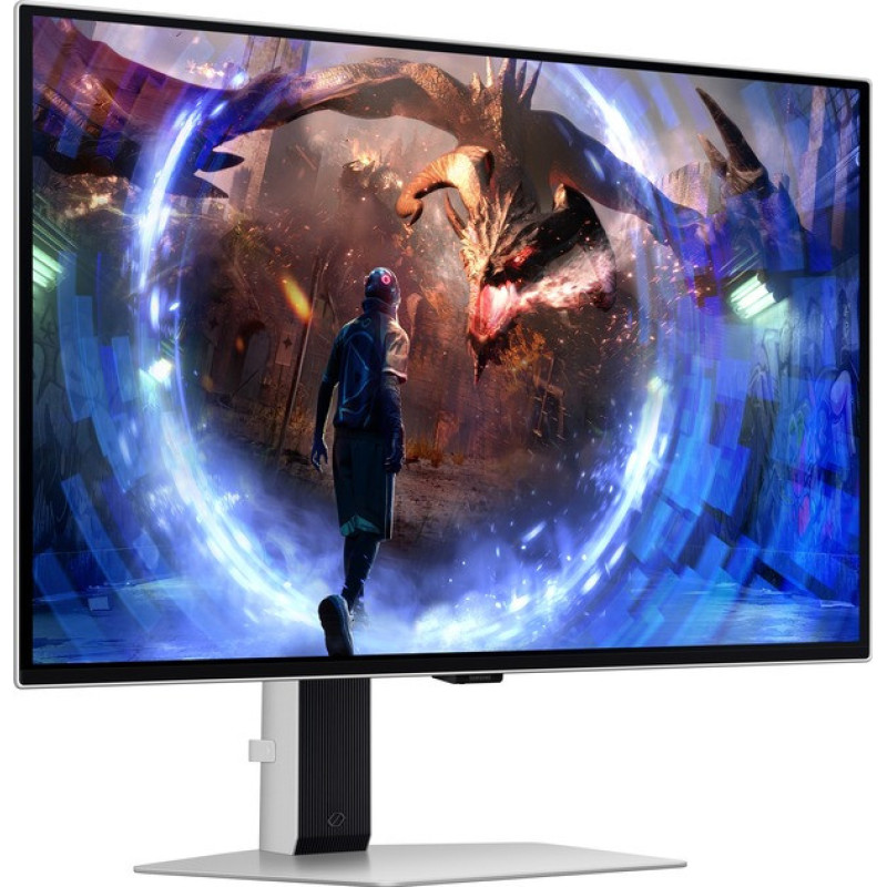 Монитор Samsung 27" Odyssey G6 LS27DG600 (LS27DG600SIXCI) OLED Silver 360Hz; 2560х1440, 0.03 мс, 250 кд,м2, DisplayPort, HDMI, USB Type-A