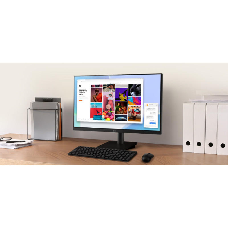 LG Monitor 23.8  24MS500-B 2xHDMI, Audio, IPS, 100Hz (24MS500-B.ADRZ)