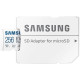 Samsung Samsung microSD 256GB C10 UHS-I R130MB/s Evo Plus + SD (MB-MC256SA/EU)
