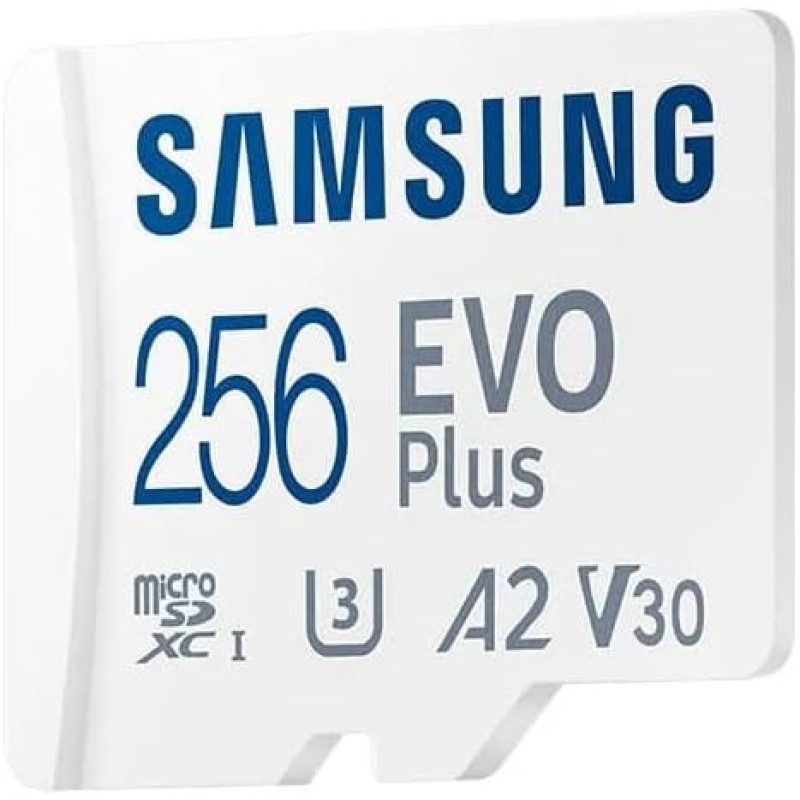 Samsung Samsung microSD 256GB C10 UHS-I R130MB/s Evo Plus + SD (MB-MC256SA/EU)