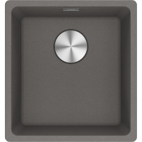 Franke Kitchen sink Maris, fragranite, rectang., no drainboard, 553х433х200mm, bowl - 1, under-counter mounting, MRG 110-37, gray stone (125.0701.773)