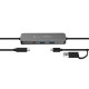 Концентратор J5create USB-C + USB A to 2xUSB + USB-C switch hub (JCH462-N)