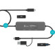 Концентратор J5create USB-C + USB A to 2xUSB + USB-C switch hub (JCH462-N)