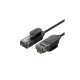 Патч-корд 10м UTP cat 6A Pure Copper Ethernet Cable OD2.8 NW122 Black Ugreen (70656)