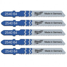 Milwaukee T118B jigsaw blade for metal, tooth pitch 2mm x 55mm, 5 pcs (4932254064)
