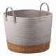 ARDESTO Basket Minimalism 35x35x27cm, paper twine, cottail grass, grey (ARHC2508RG) ARDESTO Basket Minimalism 35x35x27cm, paper twine, cottail grass, grey (ARHC2508RG)