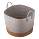 ARDESTO Basket Minimalism 35x35x27cm, paper twine, cottail grass, grey (ARHC2508RG) ARDESTO Basket Minimalism 35x35x27cm, paper twine, cottail grass, grey (ARHC2508RG)