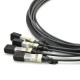 Оптичний патчкорд Alistar QSFP to 4*SFP+ 40G Directly-attached Copper Cable 5M (DAC-QSFP-4SFP+-5M)