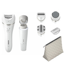 Philips Епілятор Philips Series 9000 дисковий, аккумул., пінцет.-32, волог.+сух., насадок-6, футляр, білий (BRE770/92)