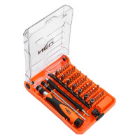 Neo Tools Bits, 1/4 , bit holder, precision, CrV, 45-piece set (06-111-1)