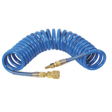 Neo Tools pneumatic hose, spiral, 8x12 mm, 8 bar, polyethylene, 10 m (12-075)
