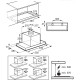 Electrolux Витяжка вбудована, 54см, 600м.куб/год., Hob2Hood, чорний (CFG526R)