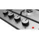 Hansa Hob combined (3 gas + 1 electrical), 59cm, cast-iron, inox (BHMI610302)