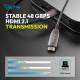 Кабель мультимедийный HDMI M to HDMI M 40.0m V2.1 8K60Hz AOC 48Gbps black Digitus (AK-330126-400-S)