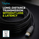 Кабель мультимедийный HDMI M to HDMI M 40.0m V2.1 8K60Hz AOC 48Gbps black Digitus (AK-330126-400-S)