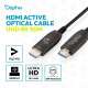 Кабель мультимедийный HDMI M to HDMI M 40.0m V2.1 8K60Hz AOC 48Gbps black Digitus (AK-330126-400-S)