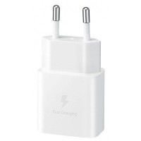 Samsung Зарядний пристрій мережевий 15Вт USB-С, білий (EP-T1510NWEGEU)