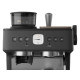 Electrolux coffee maker carob, 3l, ground+bean, hand capuchino maker, coffee pot warmer, cup warmer, black (E8EC1-8BP)