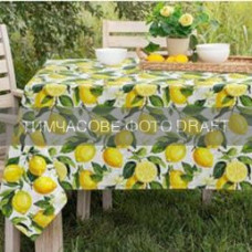 ARDESTO Скатертина ARDESTO Sicilian lemons 140х180см, 100% поліестер, зелений (ART08LM)