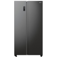Gorenje Холодильник SBS 179х67х92см, 2 дв., 356(191)л, А++, NF+, Инв. , Зона св-ти, Внешн.диспл, черный (NRR9185EABXL)
