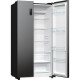 Gorenje Холодильник SBS 179х67х92см, 2 дв., 356(191)л, А++, NF+, Инв. , Зона св-ти, Внешн.диспл, черный (NRR9185EABXL)
