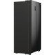 Gorenje Холодильник SBS 179х67х92см, 2 дв., 356(191)л, А++, NF+, Инв. , Зона св-ти, Внешн.диспл, черный (NRR9185EABXL)