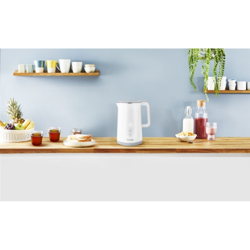 Tefal electric kettle Sense Kettle, 1.7L, Strix, double-walled, 5 tempr.conditions, black (KO693110)