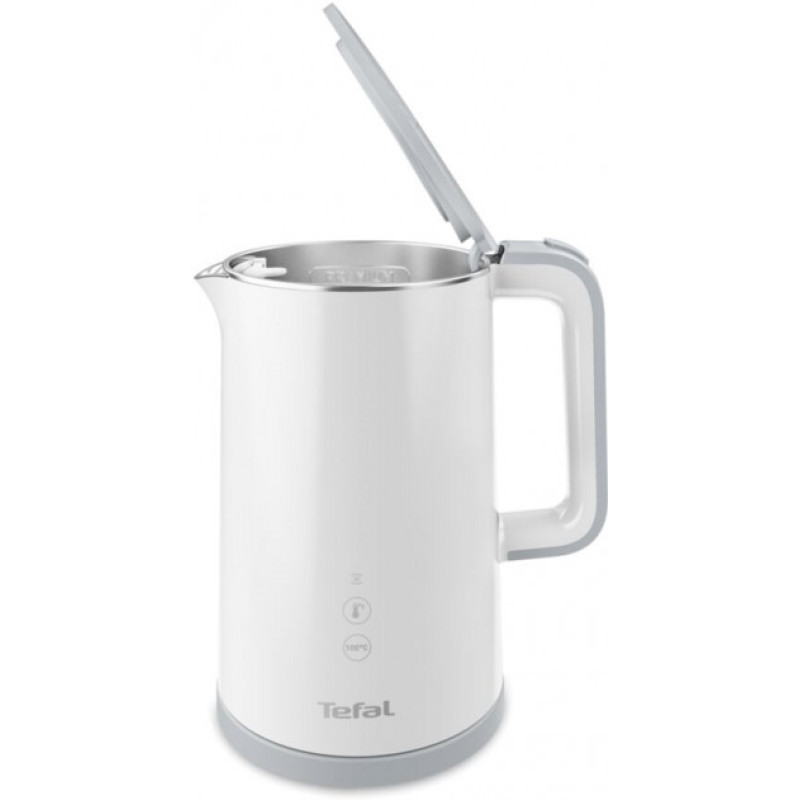 Tefal electric kettle Sense Kettle, 1.7L, Strix, double-walled, 5 tempr.conditions, black (KO693110)