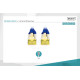 Digitus Патч-корд CAT 6a S-FTP, 1м, AWG 26/7, Cu, LSZH, синій (DK-1644-A-010/B)
