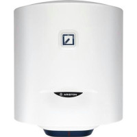 Ariston Водонагрівач електр. круглий BLU1 R 50 V 1,8K PL EU, 50л, 1,8кВт, мех. кер-ння, С, Італія, білий (3201942)
