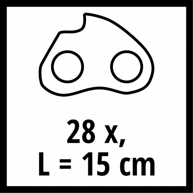 Einhell saw chain 15cm 28T 1mm (4500174)