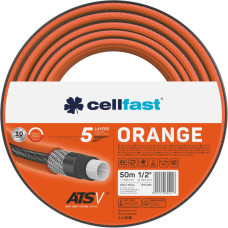 Cellfast Garden hose Cellfast ORANGE, 1/2', 50 m, 5 layers, up to 24 Bar, -10...50°C (15-003)