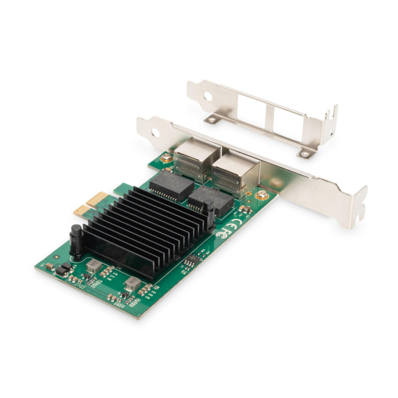 Digitus Gigabit Ethernet 2хRJ45, PCI Express Card (DN-10132)
